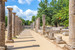 Ruinen in Olympia auf der Halbinsel Peloponnes - Austragungsort der Olypischen Spiele