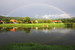 Schöner Regenbogen im Weserbergland